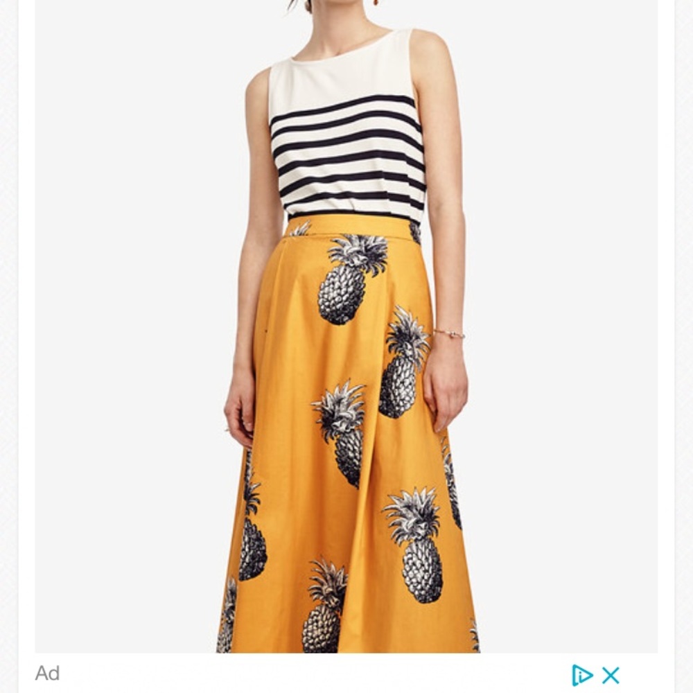 Ann Taylor Pineapple Skirt